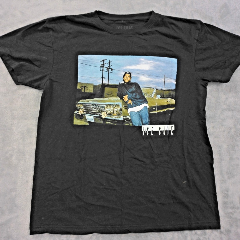 Ice Cube Black T-Shirt Boyz N The Hood Impala Rap 90s Size Medium